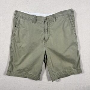Polo Ralph Lauren Relaxed Fit Chino Shorts Olive Green Mens 35 Cotton